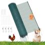 Plastic mesh fence VEVOR AL-FN-0925, 15 posts, Green, 0.9 × 25 m