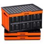 Plastic storage boxes VEVOR, 3 pcs., 45 l, 525 × 360 × 300 mm