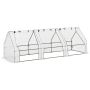 Film greenhouse, 3 roll-up windows, White, 270 × 90 × 90 cm