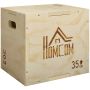 Плиометрический тренировочный ящик, 3 высоты, 40,5 × 30,5 × 35,5 см