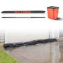 Flood barriers VEVOR YHT1530*210, 10 pcs. with bucket, 1530 × 210 × 3 mm