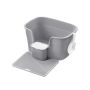 Cat litter box 64x76x33cm., gray/white
