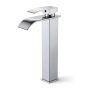 Washbasin faucet EVIO, high cascade, chrome