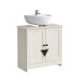 Praustuvo spintelė SONGMICS HOME BBC222WJ01, Reguliuojama lentyna, 60 × 61,2 × 30 cm
