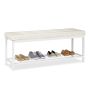 Prieškambario suoliukas Relaxdays 10023311_49, XXL, 115 × 49 × 40 cm