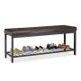 Prieškambario suoliukas Relaxdays 10023311_93, XXL, 115 × 49 × 40 cm