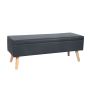 Prieškambario suoliukas Relaxdays 10051421_46, Su daiktadėže, 110 × 40 × 40 cm