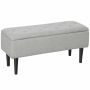 Hallway bench, with storage compartment, 95 × 45 × 38 cm