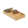 Prieskonių indelių įdėklas Relaxdays, 3 skyriai, 20 × 5 × 38 cm