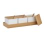 Prieskonių indelių rinkinys Relaxdays 10041599_49, 3 vnt, Balta/šviesiai ruda, 30 × 11 × 13 cm