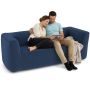 Pripučiama dvivietė sofa, dviem asmenims, 184 × 79 × 67 cm
