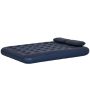 Inflatable bed, Double, Blue, 152 × 203 × 22 cm