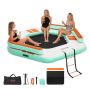 Inflatable floating dock VEVOR HD260B, 2.6 × 2.6 × 0.15 m