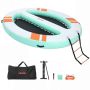 Inflatable floating dock VEVOR OD305, 2 net zones, 3.05 × 2.44 × 0.15 m