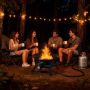 Propane fire pit VEVOR, Black, Ø60.5 × 26.5 cm