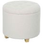 Storage pouf, 40.5 l, White
