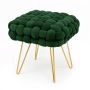 Pouf DOTTY, green, 38 × 42 × 38 cm