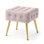 Pouf QUADRA, pink, 40 × 40 × 42 cm