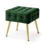 Pouf QUADRA, green, 40 × 40 × 42 cm