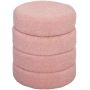 Pouf, Pink, Ø40 × 45 cm