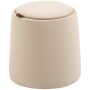 Pouf with storage box Homcom 44x47.5cm., beige