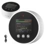 Radon detector VEVOR RM-65, black and white, Ø 82 × 40 mm