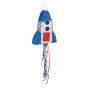Raketos formos vaikiška pinjata Relaxdays, 1 vnt, 40 × 30 × 9 cm