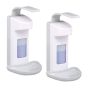 Rankų muilo dozatoriai Relaxdays Euro, 2 vnt., 500 ml, 29 × 16 × 18 cm