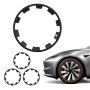 Wheel cover set VEVOR TMY2025-R20-10, 4 pcs., 20 inches, Black, Ø 55 × 3.5 cm