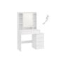 Dressing table 40x97.5x145cm., white