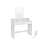 Dressing table 40x100x145cm., white