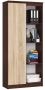 Shelf NORE CLP R80, dark brown/oak