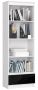 Shelf NORE R60 CLP, white/black