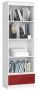 Shelf NORE R60 CLP, white/red