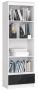 Shelf NORE R60 CLP, white/black