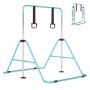 Reguliuojamo aukščio gimnastikos skersinis vaikams, 93-132 cm, mėtų spalvos