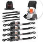 Ratchet belt set VEVOR JC2501X10G4PCS, 4 pcs.