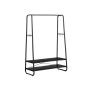 Clothes rack 100x45x160cm., black