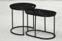 Set of 2 coffee tables Homcom, black
