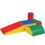 Set of 5 soft building blocks Homcom, assorted colors