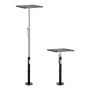 RV support jacks VEVOR YC25002, 2 pcs, Black/silver, 30.5 × 30.5 × 54 cm