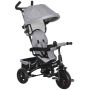 Triratukas Homcom 95x50x106cm., pilkos/juodos spalvos