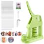 Button making machine VEVOR DC-106, 32 mm, 500 pieces, Green, 26 × 8 × 38 cm