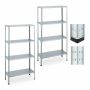 Sandėliavimo lentynos Relaxdays 10044646.0, 2 vnt, 75,5 × 147,5 × 30,5 cm