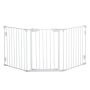 Safety gate for dogs PawHut 180x3x74.5cm., white