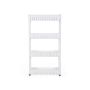 Cabinet on casters, white