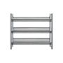 Shoe rack 3 levels, dark grey