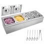 Serving dish VEVOR WJ-69100, 5 dishes, 66.2 × 22.2 × 16.5 cm