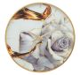 Sieninis laikrodis Glass Rose, Ø 60 × 5 cm