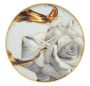 Sieninis laikrodis Glass Rose, Ø 80 × 5 cm